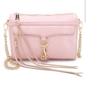 🚫SOLD🚫Rebecca Minkoff MAC Crossbody Leather Bag in Peony Gold Hardware